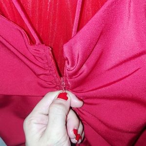 Fancy Red eva long dress